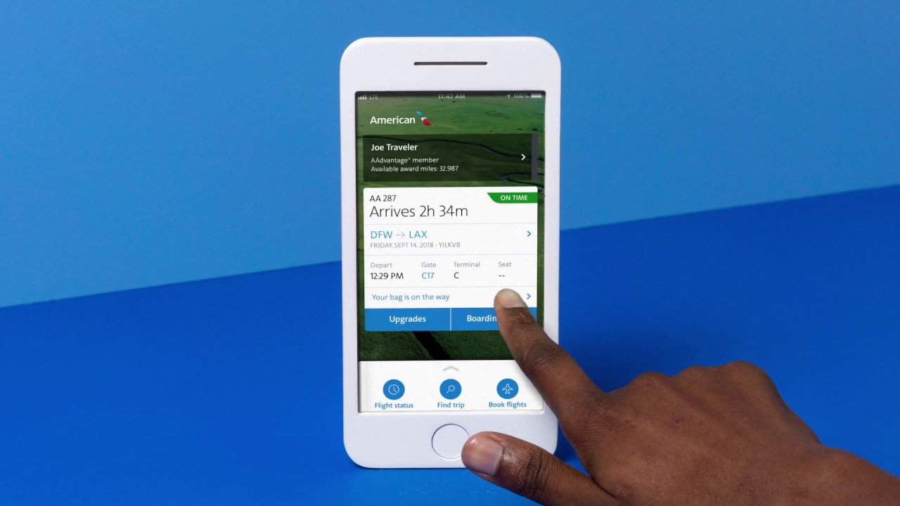 How to Add a Bag on American Airlines App?