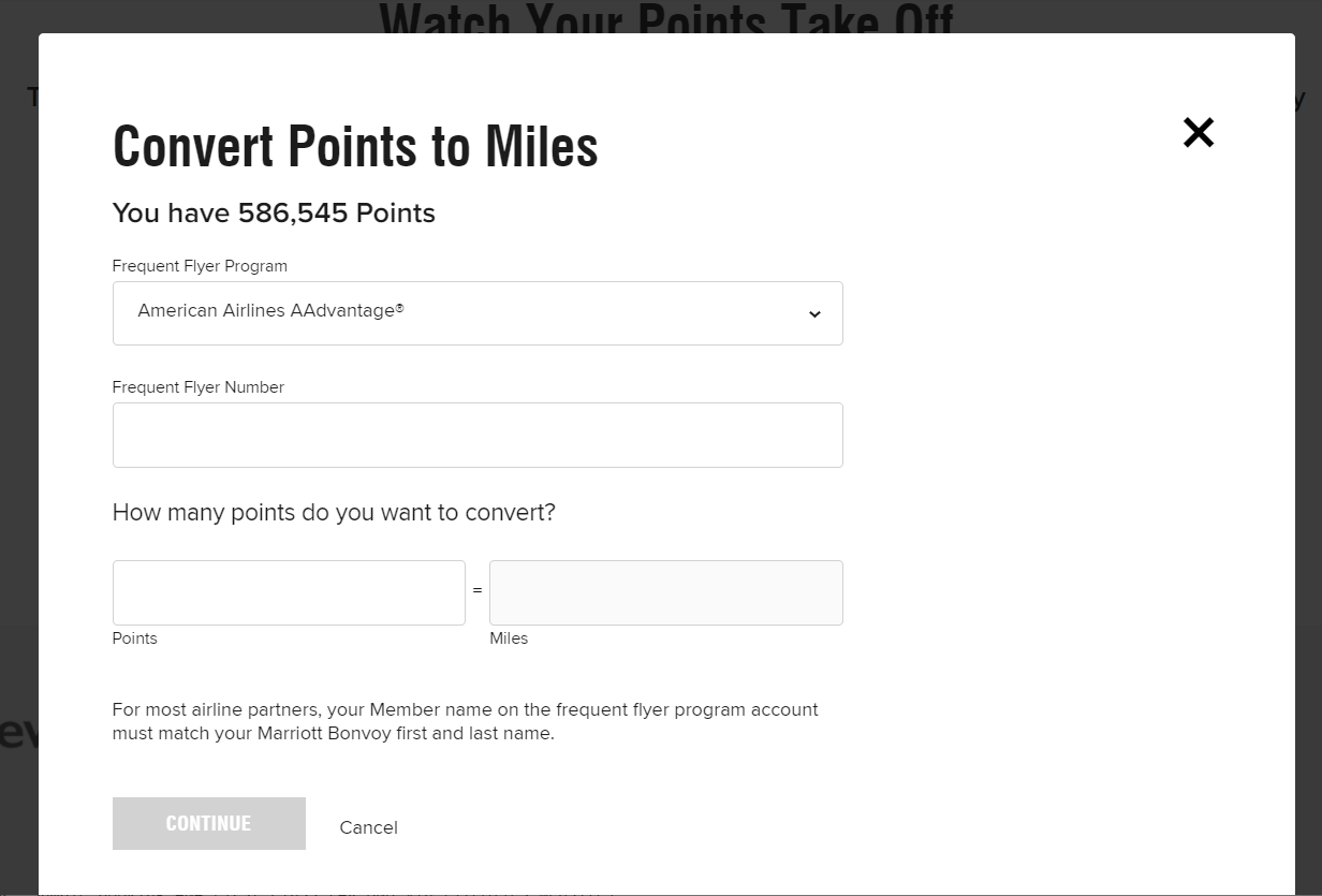 How to Convert Marriott Points to American Airline Miles?