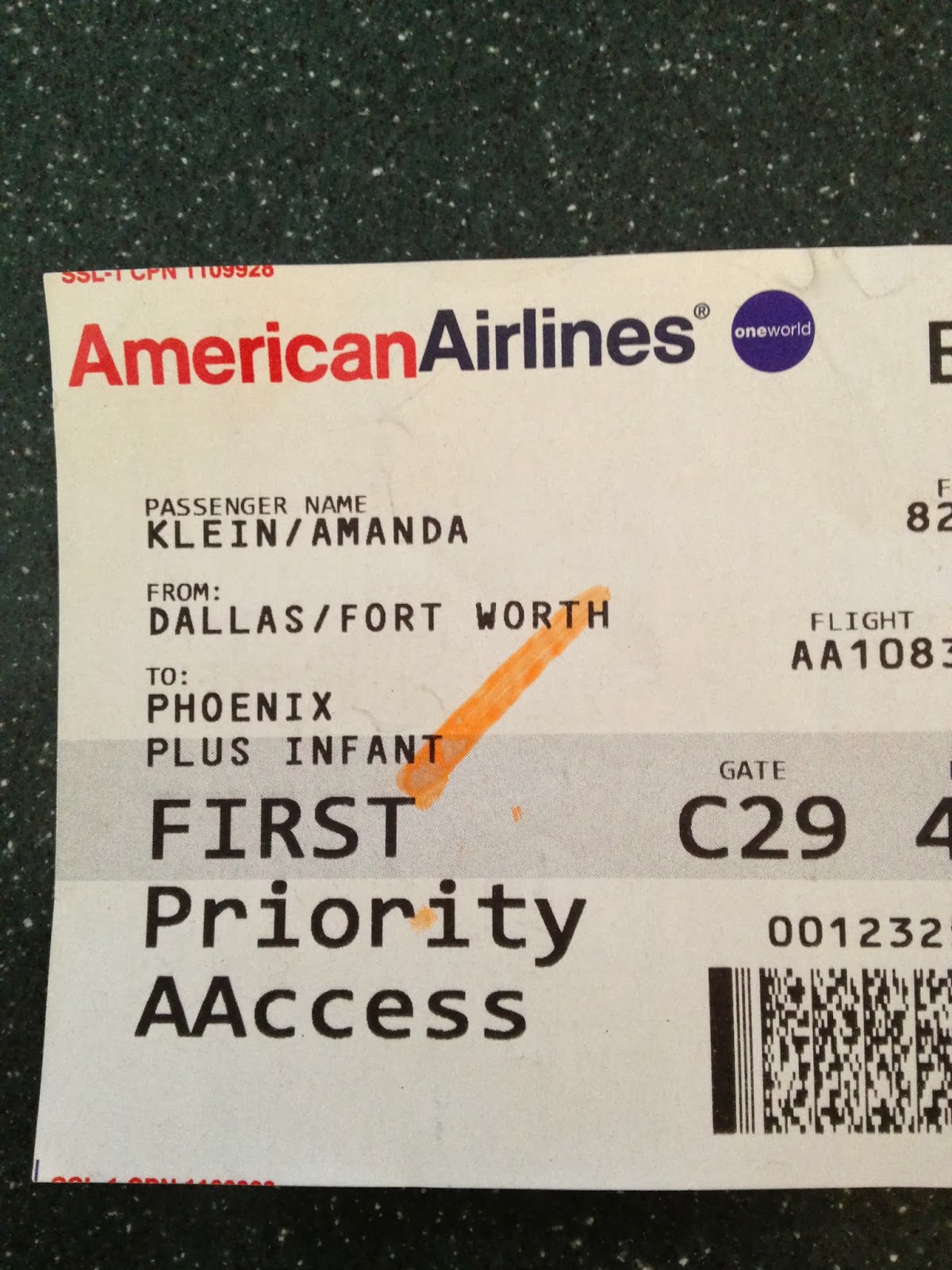 Does Lap Infant Need Boarding Pass American Airlines?