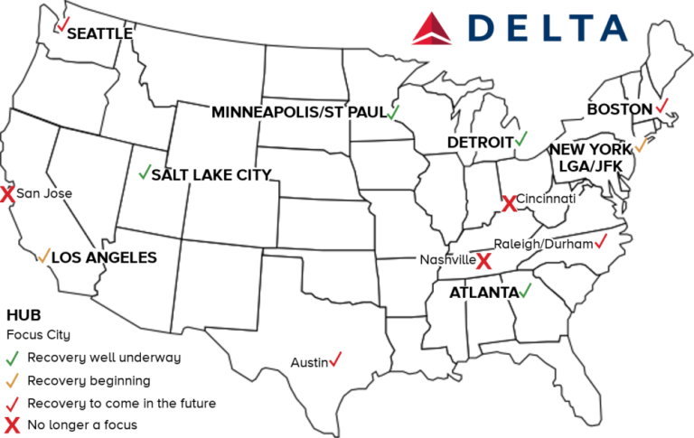 Where Are Delta Airlines Bases?