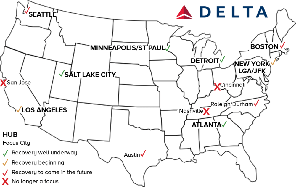 Where is Delta Airlines Home Base?