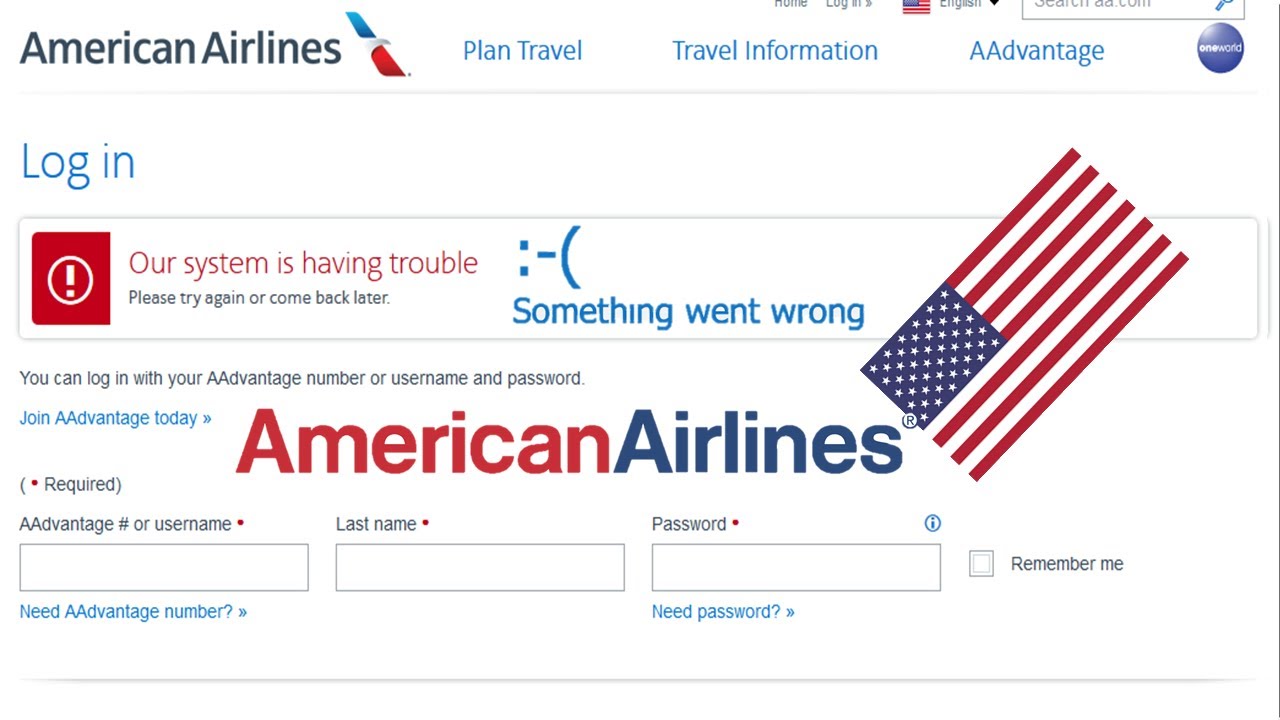 What is Wrong With American Airlines Website?