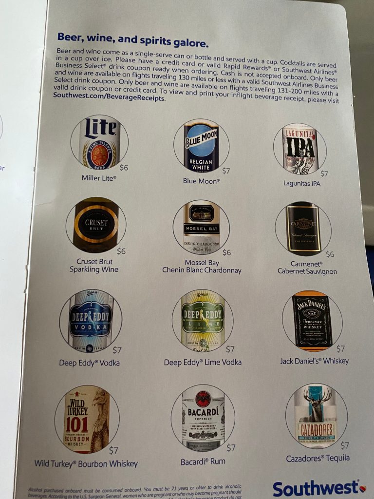 What Alcohol Is Served On American Airlines?