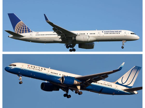 Who Merged With United Airlines?