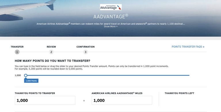 How To Transfer Points To American Airlines?