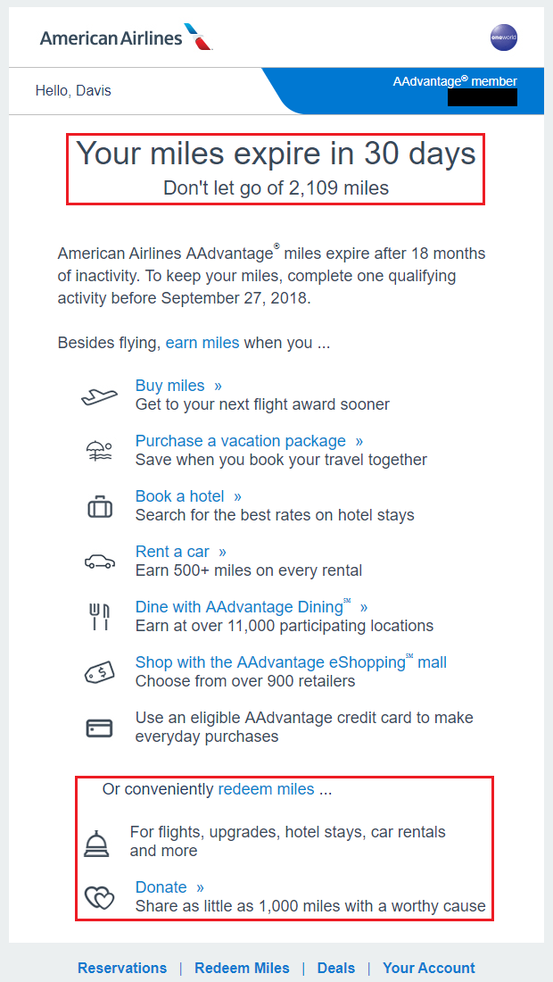 How to Keep Your American Airlines Miles From Expiring?