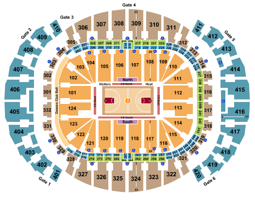 How Many Seats in the American Airlines Arena?