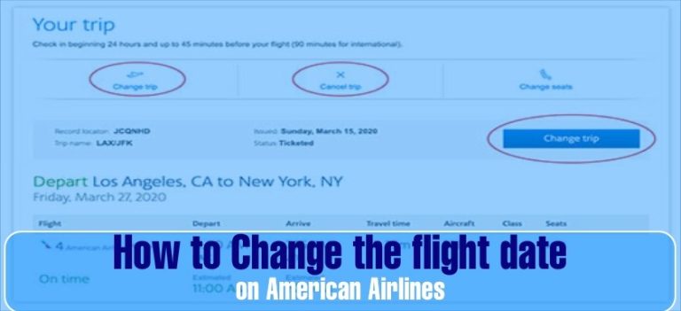 Can I Change My Flight Date On American Airlines?