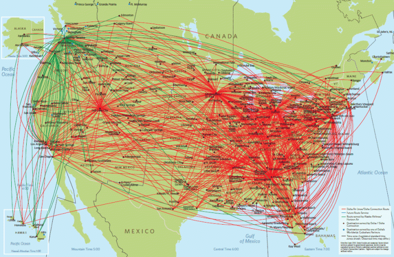 Where Does Delta Airlines Fly In The United States?