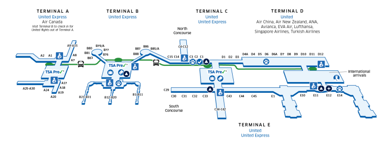 What Terminal Is United Airlines At Iah?