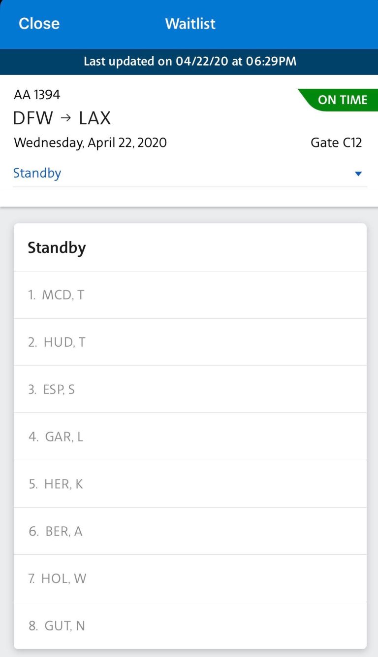 How To Get On Waitlist American Airlines?