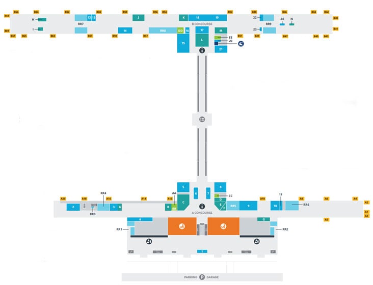 What Terminal is American Airlines at Kansas City Airport?