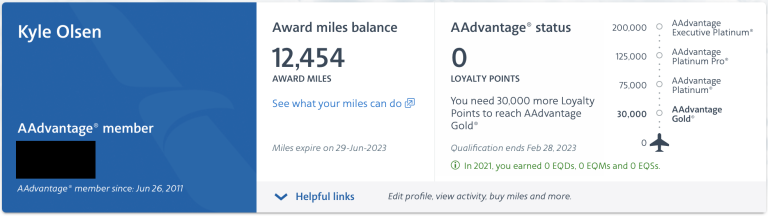 How To Keep American Airline Miles From Expiring?