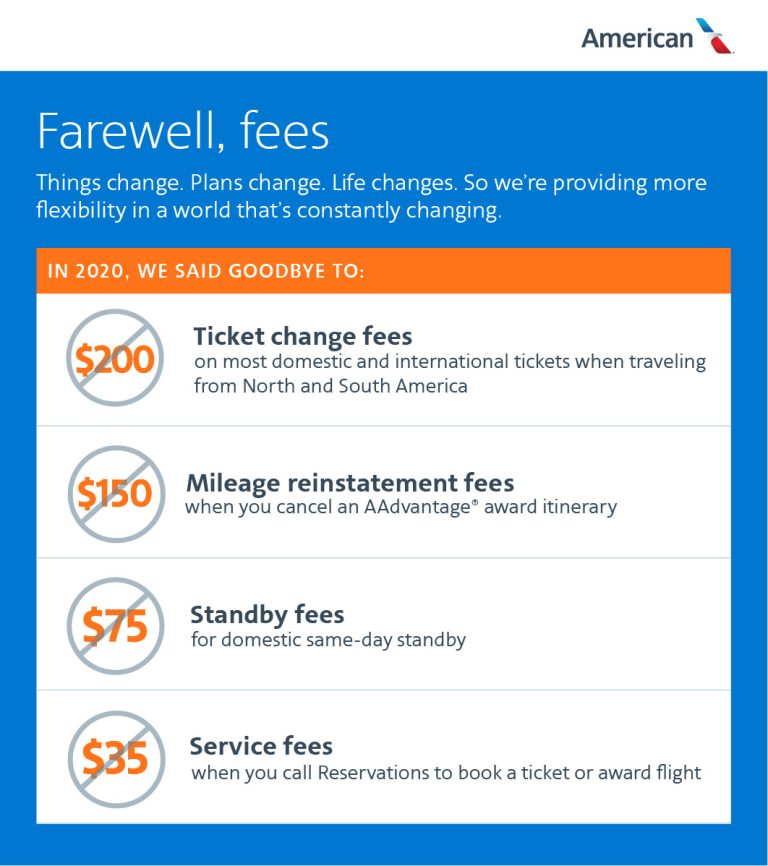 Does American Airlines Charge To Change Flight?