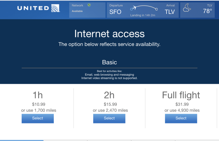 How Much Is Wifi On United Airlines?