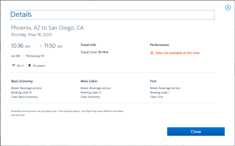 What is Booking Code G on American Airlines?