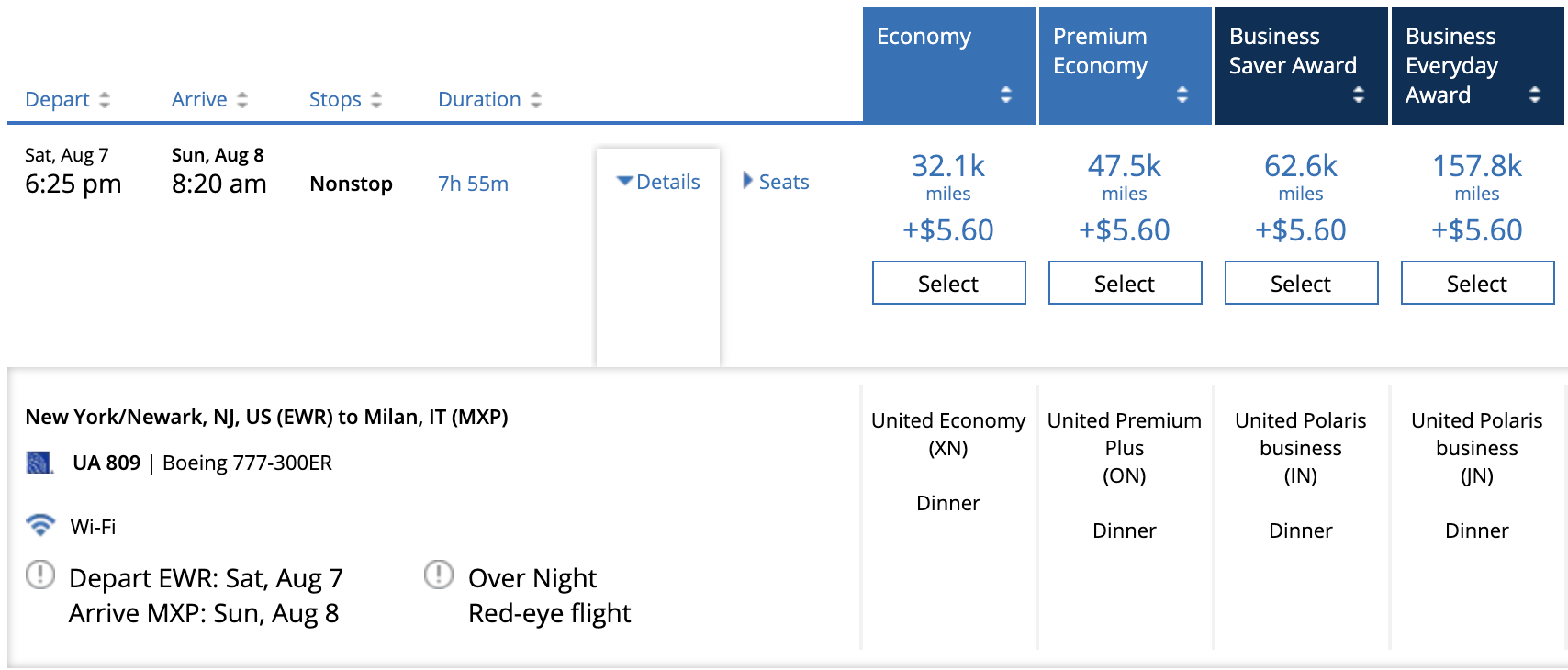 What is Class T on United Airlines?