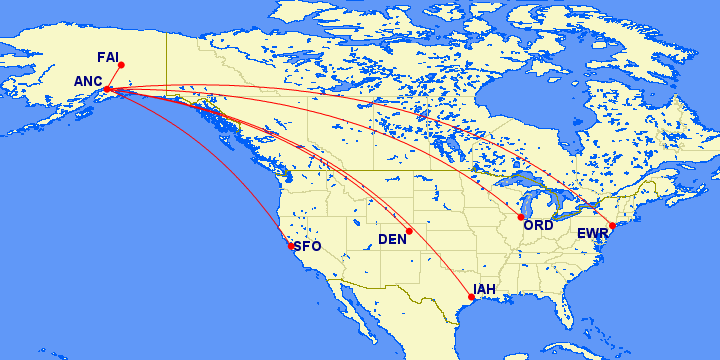 Does United Airlines Fly to Fairbanks Alaska?