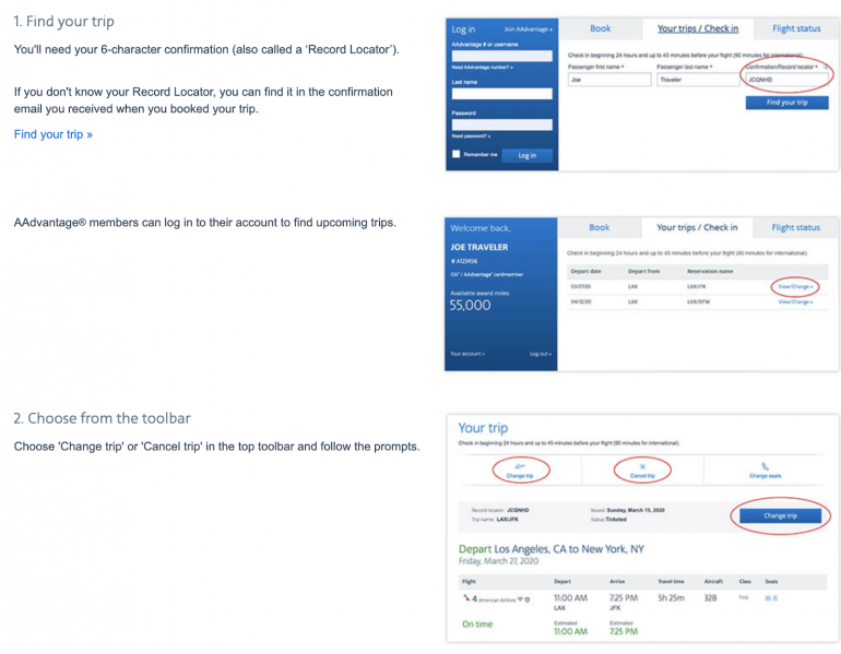 What is American Airlines Cancellation Policy?