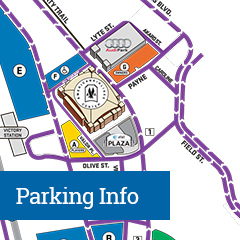 Where is Blue Parking at American Airlines Center?