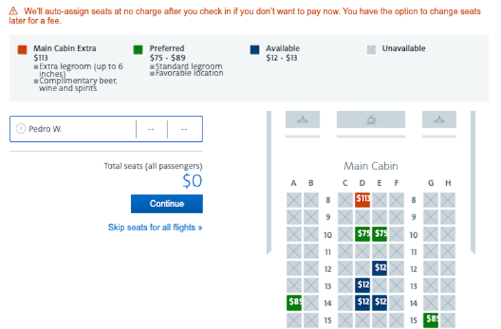 What Happens If You Dont Choose Seats On American Airlines?