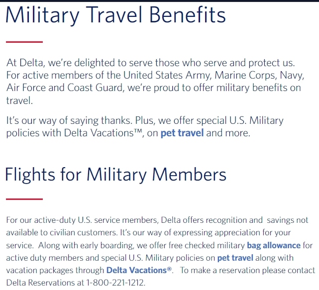 Does Delta Airlines Do Military Discount?