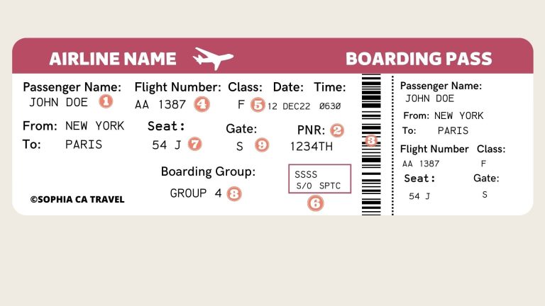 How To Read American Airlines Boarding Pass?