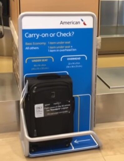 How Picky is American Airlines About Carry on Size?