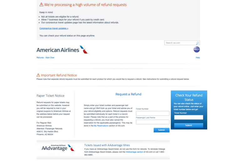 How Long Does American Airlines Take to Refund?