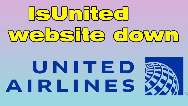 Is United Airlines Website Down?