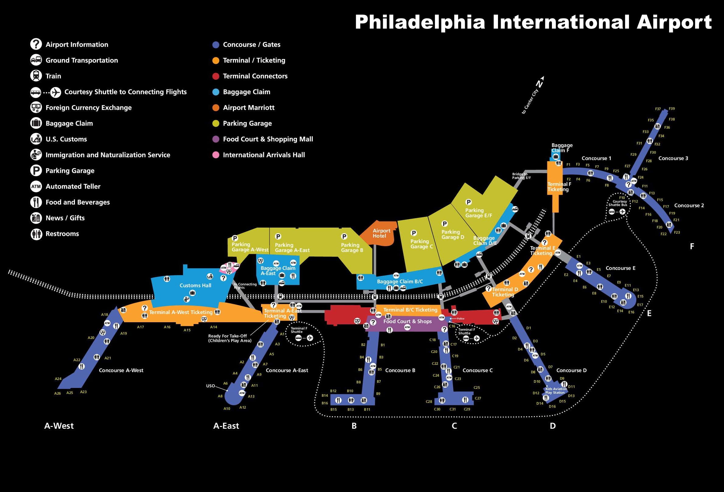 What Terminal is American Airlines at Philadelphia Airport?