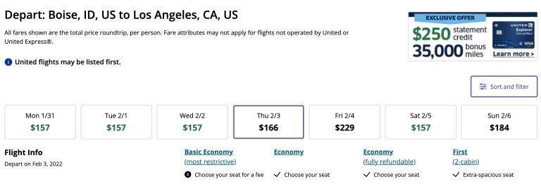 When Does United Airlines Drop Prices?