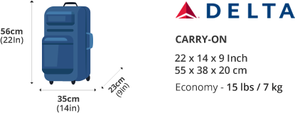 What is Allowed on Delta Airline Carry on Luggage?